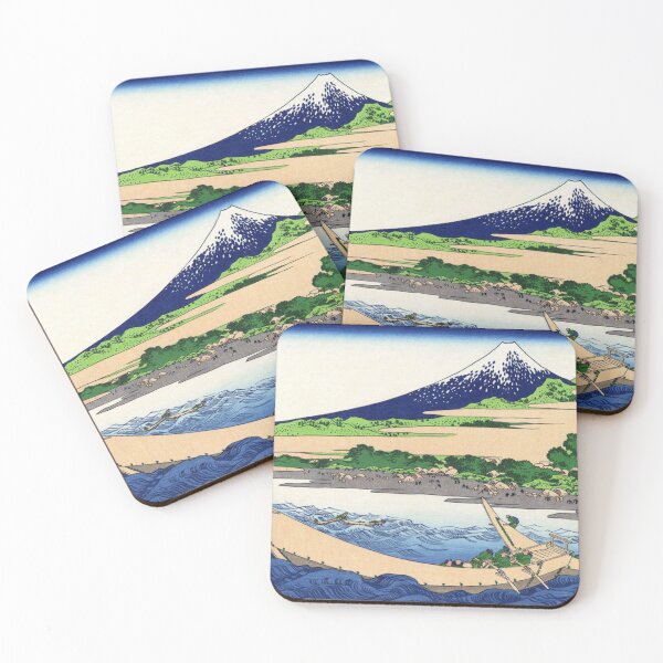 Item preview, Mt Fuji Waves and Boats Tago no Ura Hokusai Ukiyo-e Art designed and sold by vekotpu.