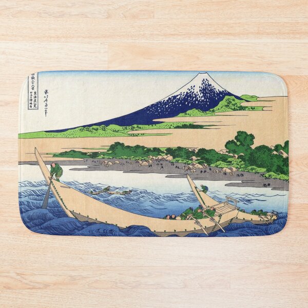 Item preview, Mt Fuji Waves and Boats Tago no Ura Hokusai Ukiyo-e Art designed and sold by vekotpu.
