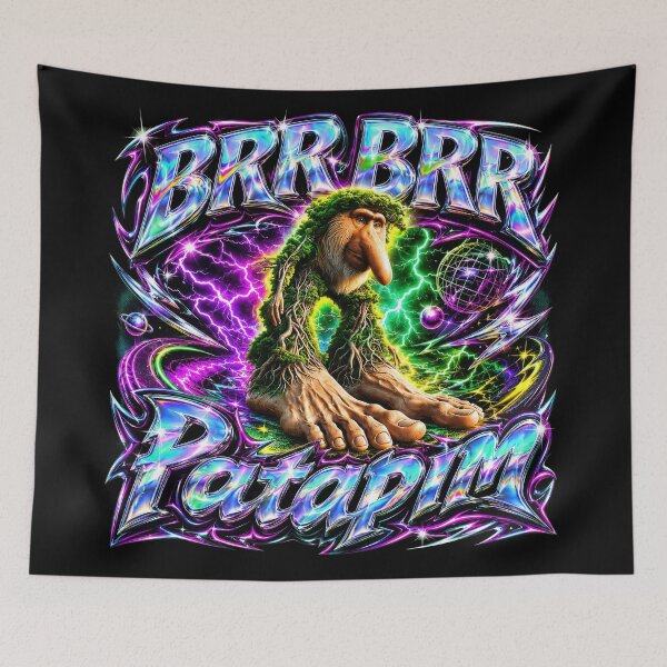 Item preview, BRRR BRRR PATAPIM Italian Brainrot Meme Y2K designed and sold by Kitkin.