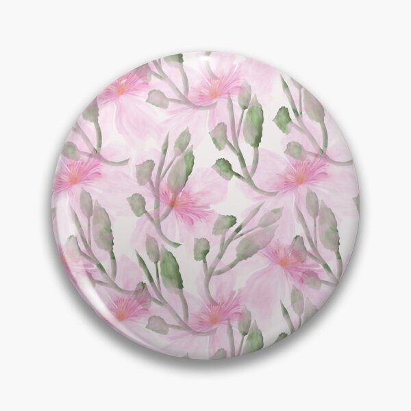Artikelvorschau, Zartes, rosafarbenes Aquarell-Blumenmuster | Elegantes, nahtloses botanisches Design mit Pastellblumen entworfen und verkauft von HopeAndHustle.