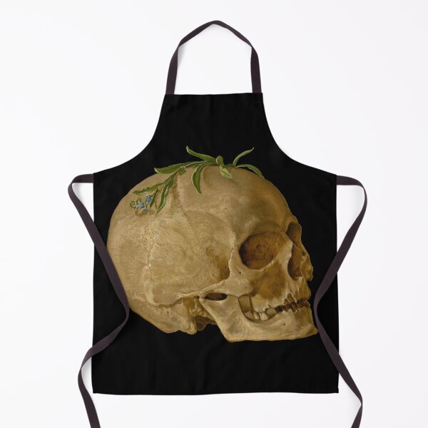 Item preview, Still Life with a Skull and Forget-Me-Not, Vojtech Klimkovic, 1860 designed and sold by Exhumed Archives.