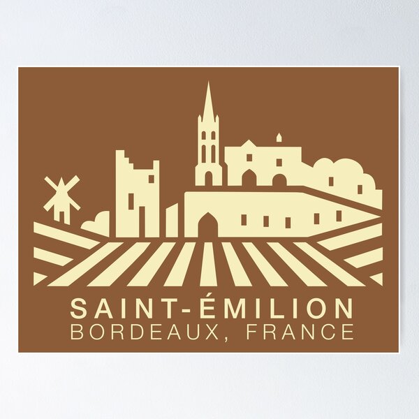 Item preview, Saint-Émilion Logo designed and sold by travelwitheric.