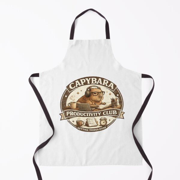 Item preview, Capybara Productivity Club designed and sold by PeterPunkt.