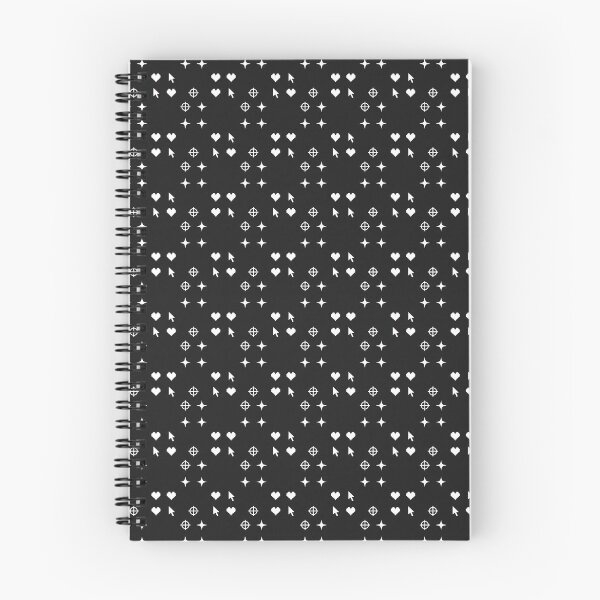 Item preview, Minimalist Monochromatic Pixel Cursor and Heart Pattern designed and sold by SplashTastic.