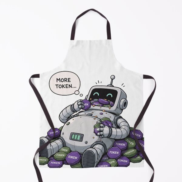 Item preview, Greedy Robot Devouring Endless Tokens designed and sold by HoloHugDesigns.