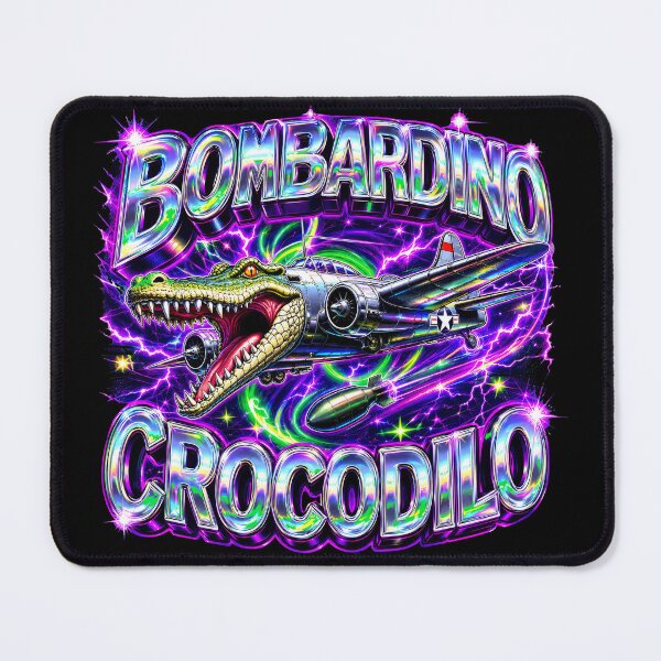 Item preview, Bombardino Crocodilo Bomber Plane Gen Z Brainrot Meme Y2K Aesthetic designed and sold by Kitkin.