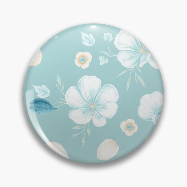 Item preview,     Powder Blue Coastal Garden Seamless Pattern designed and sold by Gnanavka.