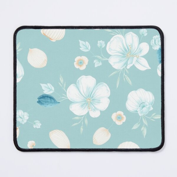 Item preview,     Powder Blue Coastal Garden Seamless Pattern designed and sold by Gnanavka.