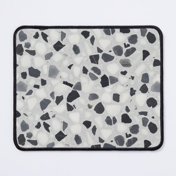 Item preview, Black and White Terrazzo Seamless Pattern | Modern Marble Chip Design designed and sold by 555Design.