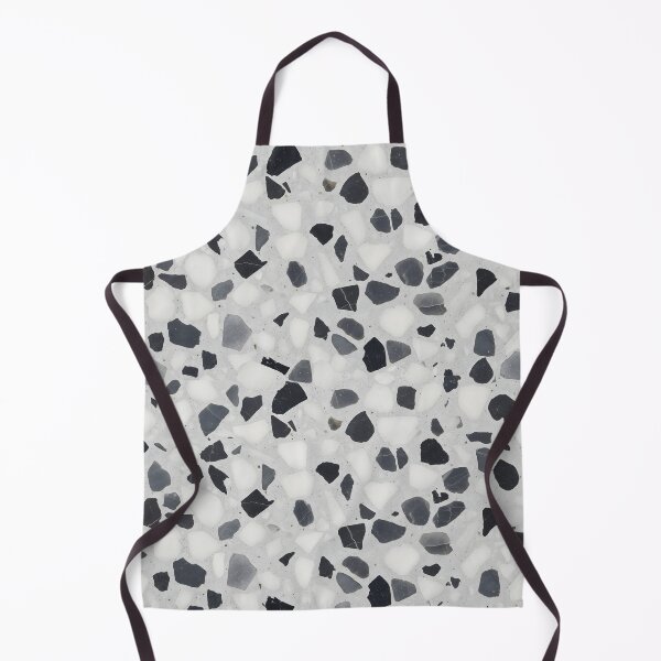 Item preview, Black and White Terrazzo Seamless Pattern | Modern Marble Chip Design designed and sold by 555Design.