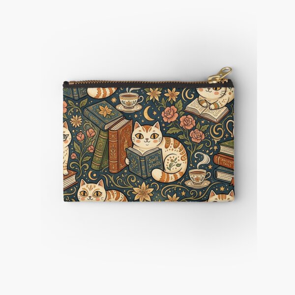 Item preview, Cozy Cats Reading Books Pattern designed and sold by Iampoji.