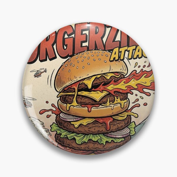 Item preview, Burgerzilla Attacks designed and sold by MarLoanVdei.