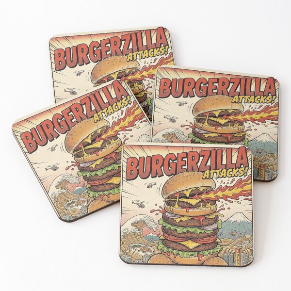 Item preview, Burgerzilla Attacks designed and sold by MarLoanVdei.