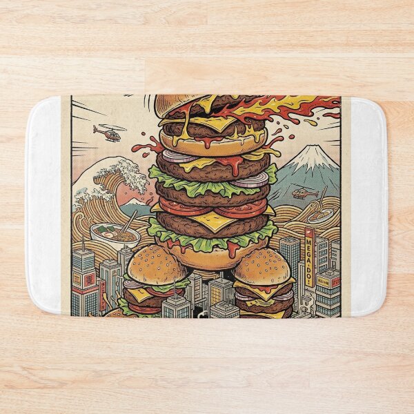 Item preview, Burgerzilla Attacks designed and sold by MarLoanVdei.