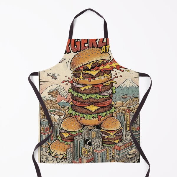 Item preview, Burgerzilla Attacks designed and sold by MarLoanVdei.