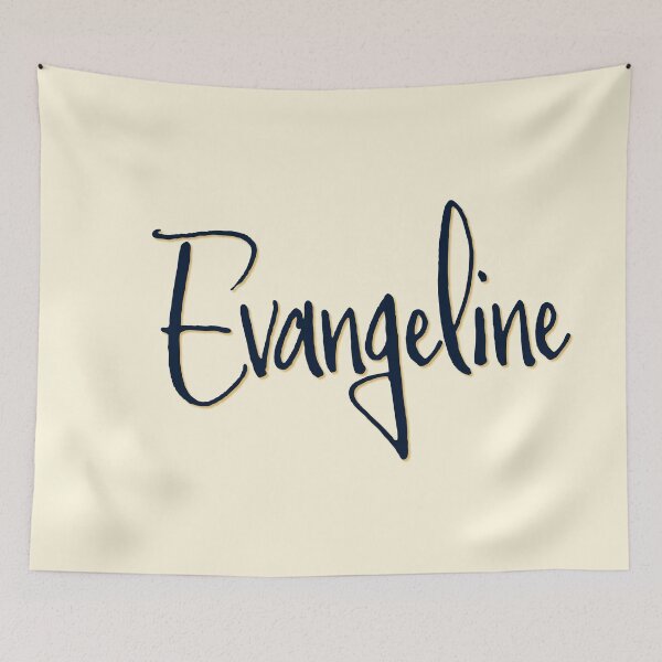 Item preview, EVANGELINE personalized type design designed and sold by CharlottePlaceArt.
