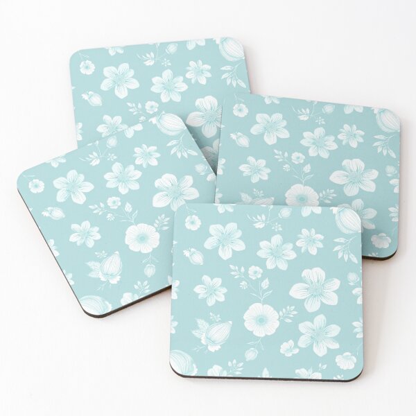 Item preview, Teal Botanical Floral Seamless Pattern | Vintage Garden Design designed and sold by Gnanavka.