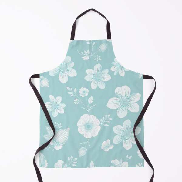 Item preview, Teal Botanical Floral Seamless Pattern | Vintage Garden Design designed and sold by Gnanavka.