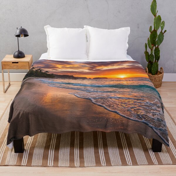 Item preview, Tropical Beach Golden Sunset Waves designed and sold by Quiet life.