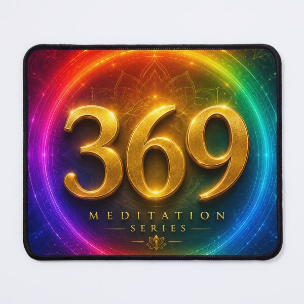 Item preview, 369 Meditation Series Gold | Tesla 3-6-9 Method Chakra | Law of Attraction Spiritual Energy Art designed and sold by RAMHEARTS.