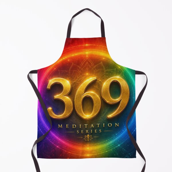 Item preview, 369 Meditation Series Gold | Tesla 3-6-9 Method Chakra | Law of Attraction Spiritual Energy Art designed and sold by RAMHEARTS.