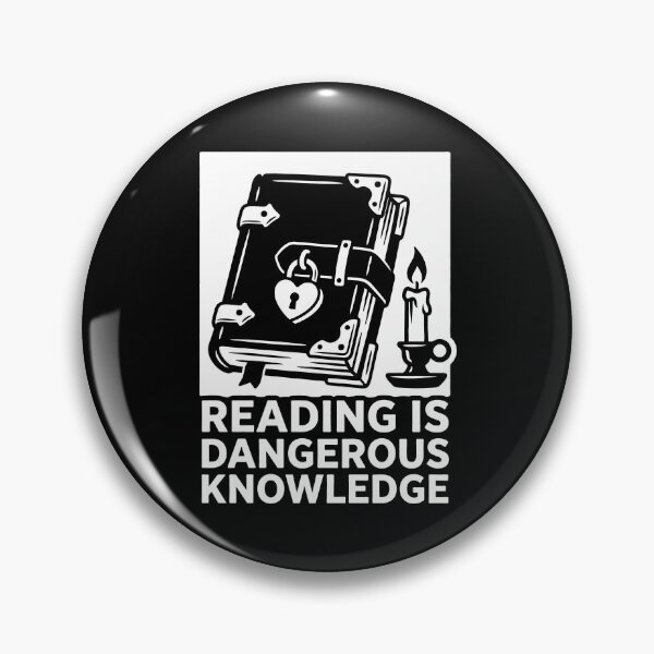 Item preview, Reading is Dangerous Knowledge Vintage Magic Book designed and sold by SplashTastic.