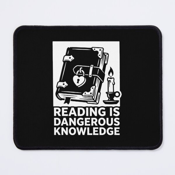 Item preview, Reading is Dangerous Knowledge Vintage Magic Book designed and sold by SplashTastic.