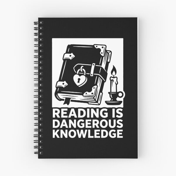 Item preview, Reading is Dangerous Knowledge Vintage Magic Book designed and sold by SplashTastic.
