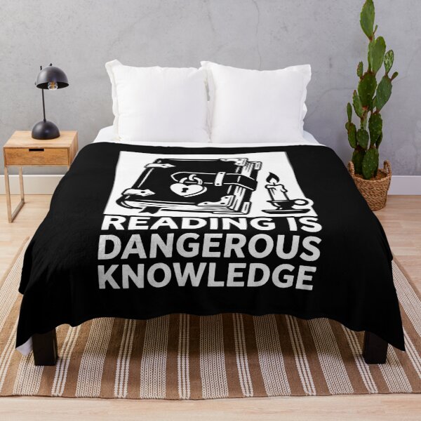 Item preview, Reading is Dangerous Knowledge Vintage Magic Book designed and sold by SplashTastic.