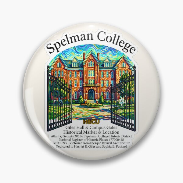 Item preview, Historic Giles Hall and Campus Gates Post-Impressionist Art designed and sold by EvergreenPark - Tee Studio.