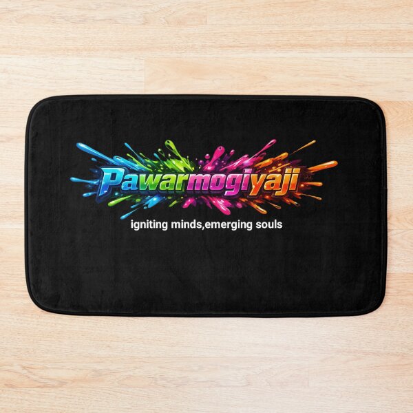 Item preview, Neon Fluid Splash Pawarmogiyaji Abstract Typography Design designed and sold by Pawar1999.
