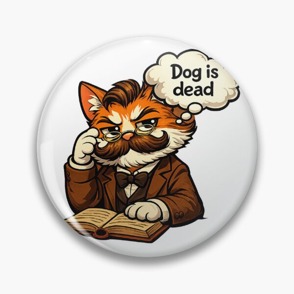 Item preview, Nietzsche Cat Philosopher funny T-Shirt Philosophy humor, dark academia designed and sold by ToastDesign.