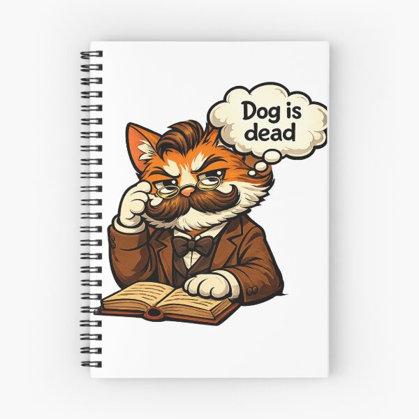 Item preview, Nietzsche Cat Philosopher funny T-Shirt Philosophy humor, dark academia designed and sold by ToastDesign.