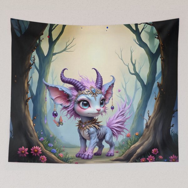 Item preview, Lilac Whisper – Enchanted Forest Guardian designed and sold by nicky2342.
