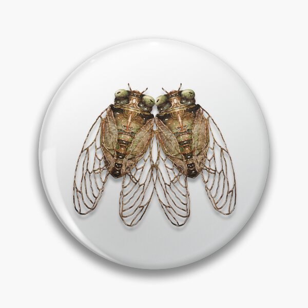 Item preview, Vintage Cicadas Antique Natural History Insects designed and sold by Karin Taylor.