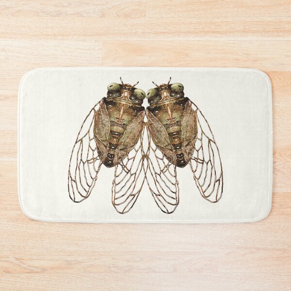 Item preview, Vintage Cicadas Antique Natural History Insects designed and sold by Karin Taylor.
