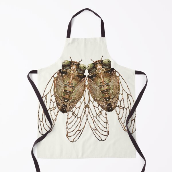 Item preview, Vintage Cicadas Antique Natural History Insects designed and sold by Karin Taylor.