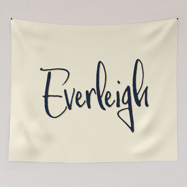 Item preview, EVERLEIGH personalized type design designed and sold by CharlottePlaceArt.