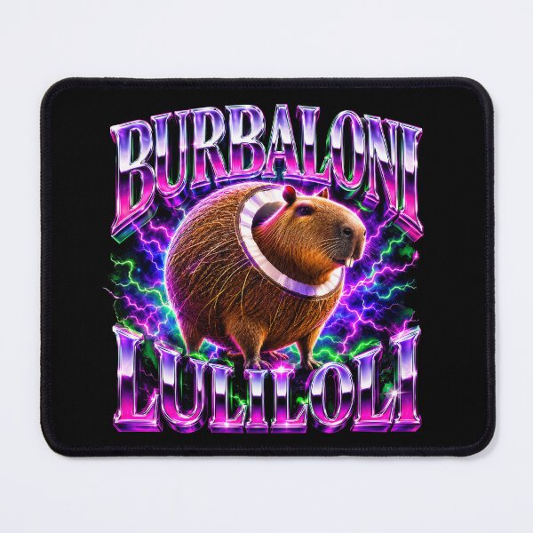 Item preview, Burbaloni Lulloli Capybara Brainrot Y2K Italian Meme Funny designed and sold by Kitkin.