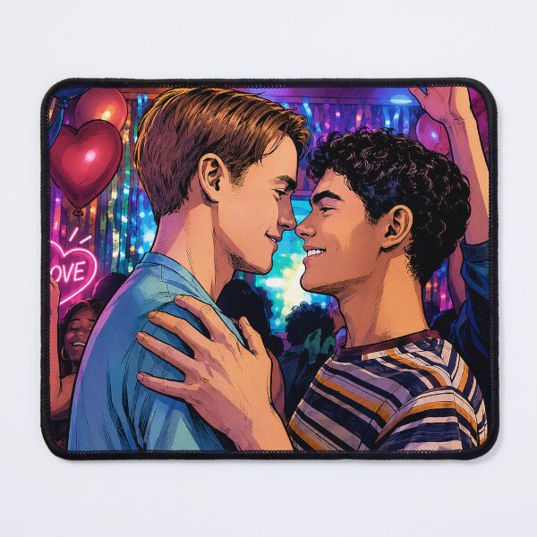 Item preview, Lovers Nick (Kit Connor) and Charlie (Joe Locke) from the Heartstopper series (fan art) designed and sold by PopCultureAndStuff.