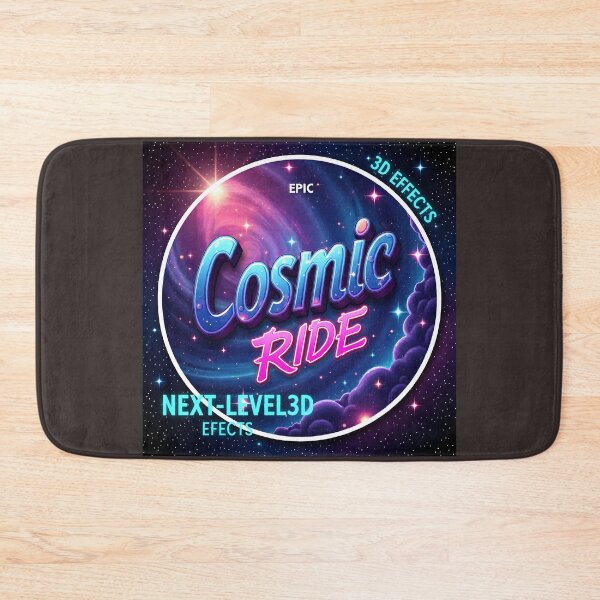 Item preview, Cosmic Ride 3D Lenticular Sticker | Premium Sci-Fi Holographic Decal Design designed and sold by Creative-RE.