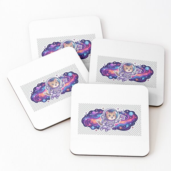 Item preview, Space Cat Explorer Sticker designed and sold by SKJWorldprints.