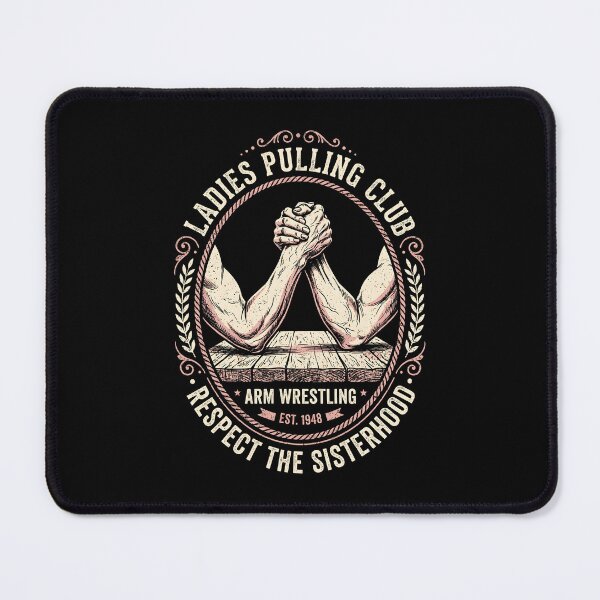 Item preview, Ladies Pulling Club Vintage Arm Wrestling Emblem designed and sold by SplashTastic.