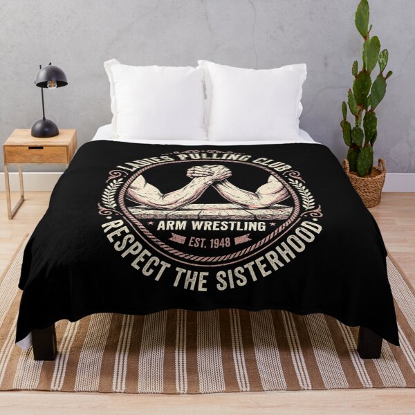 Item preview, Ladies Pulling Club Vintage Arm Wrestling Emblem designed and sold by SplashTastic.
