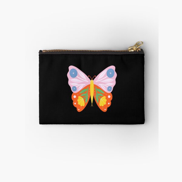 Item preview, Floral Butterfly Colorful Folk Art Illustration designed and sold by melisadoneart.