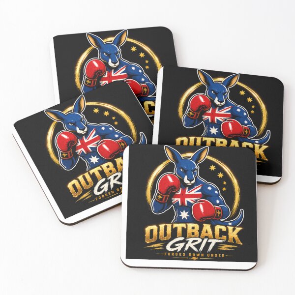 Item preview, Outback Grit – Forged Down Under Boxing Kangaroo | Australian Sportswear Design designed and sold by Prime legend .