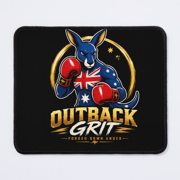 Item preview, Outback Grit – Forged Down Under Boxing Kangaroo | Australian Sportswear Design designed and sold by Prime legend .