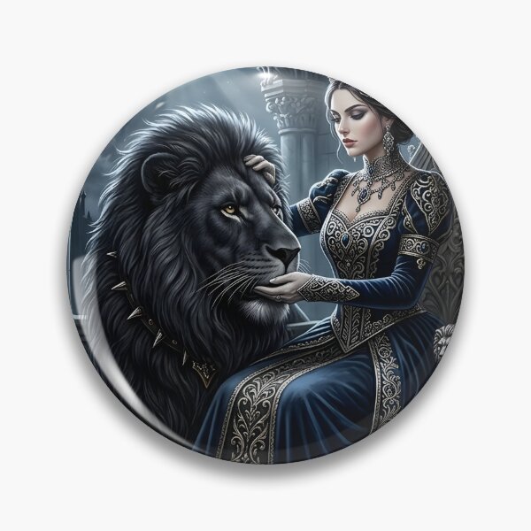 Item preview, Strength from Dark Medieval Major Arcana tarot card designed and sold by Studio77-Gothic.