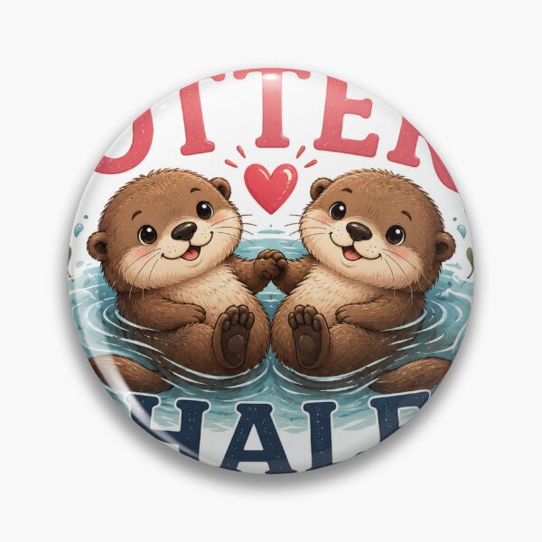 Item preview, You Are My Otter Half | Cute Otter Couple Love Design designed and sold by ArjunDev1994.