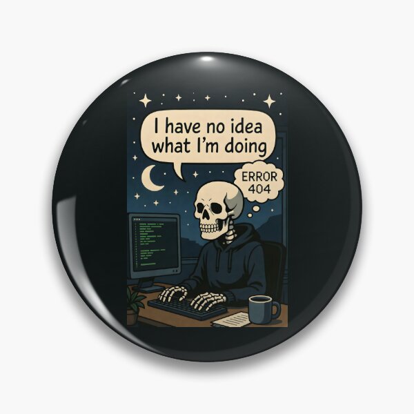 Item preview, Skeleton Coder Error 404 I Have No Idea designed and sold by SplashTastic.